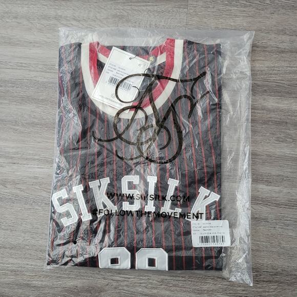 SikSilk Retro Classic Basketball Vest tank Size XS - Picture 13 of 14